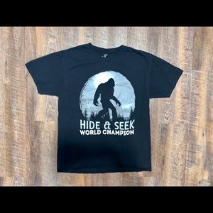 Sasquatch Hide & Seek World Champion t-shirt